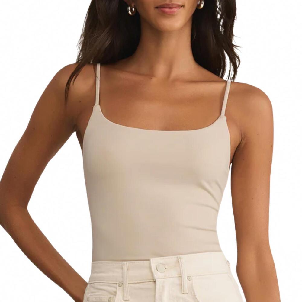 NEW Z SUPPLY luxe smooth jersey bodysuit in sandshell